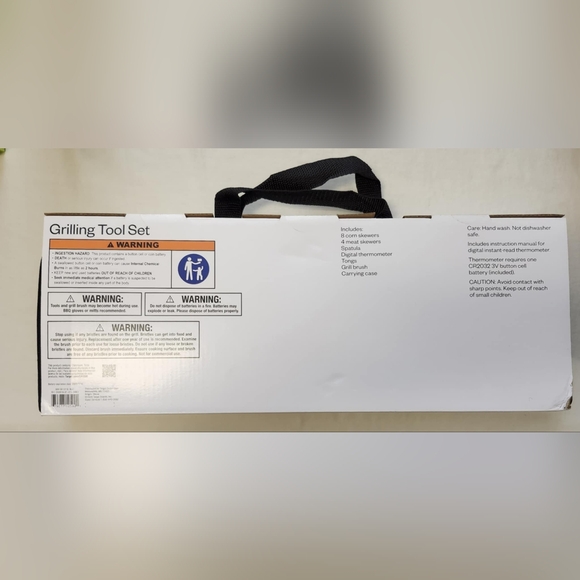 Grilling Tool Set 17pc Stainless Steel - Picture 2 of 3